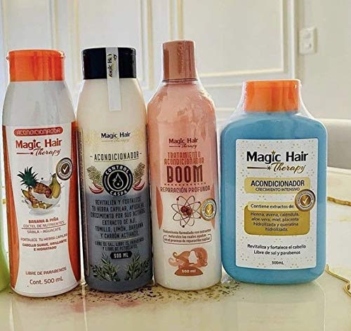Magic Hair Acondicionador de Crecimiento y Banana Piña, Boom y Control ...